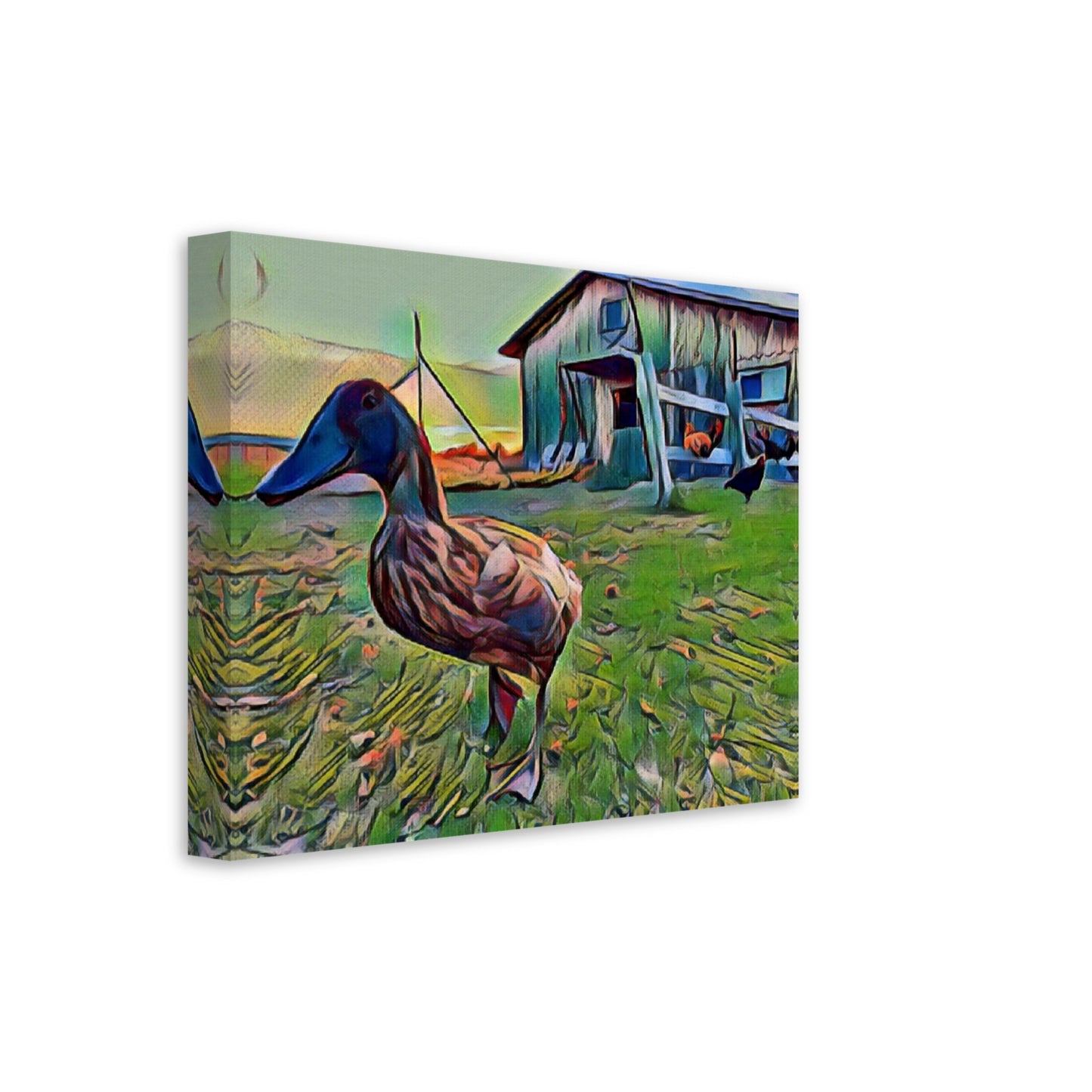 Canvas- Duck on the farm