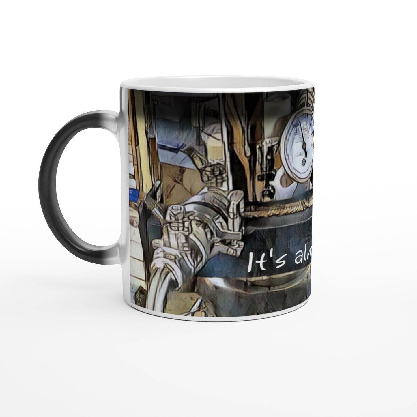 Magic 11oz Ceramic Mug- Evaporator backdrop