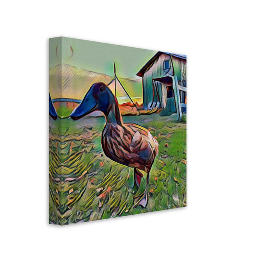 Canvas- Duck on the farm