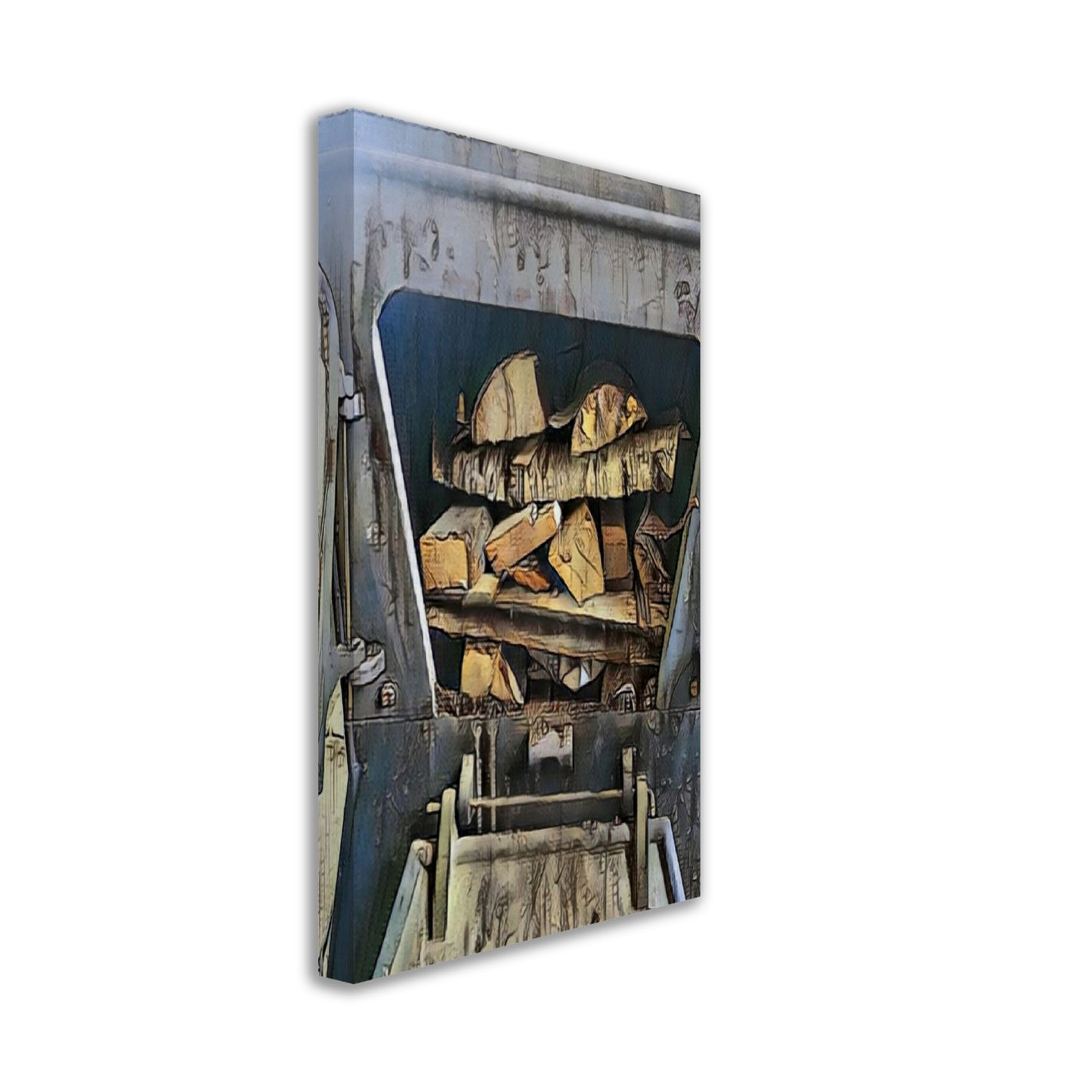 Canvas - Wood stove ready - frameless 8x12"